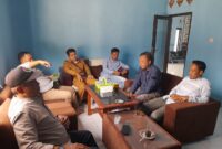 Rapat awal tahun Balai Desa Mekarasih Foto : [Riyani]